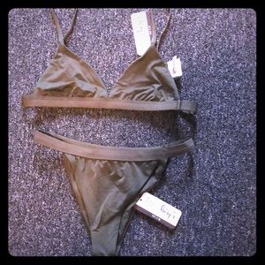 Olive Triangle Bikini